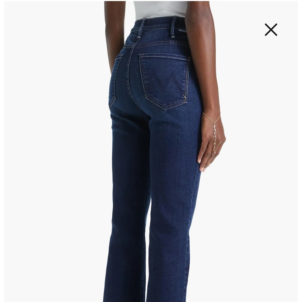 Mother The Hustler Frayed Ankle Jeans